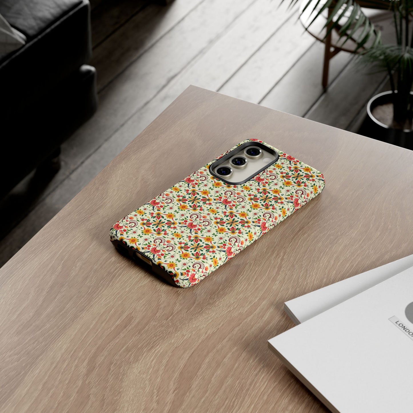Tough Cases, Aries, Zodiac, Flower Pattern