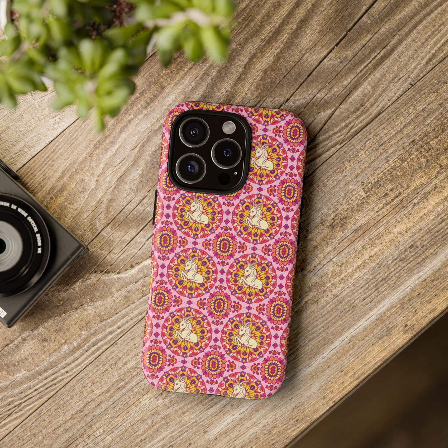 Tough Cases, Capricorn, Zodiac v4, Flower Pattern