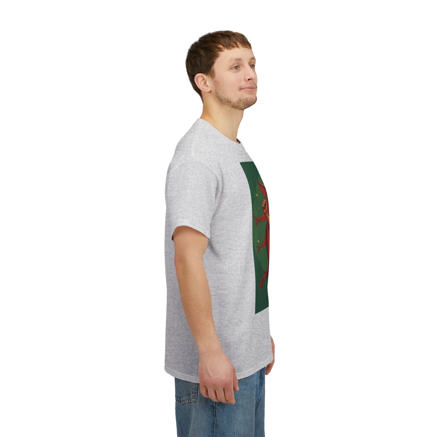 Unisex Heavy Cotton T-Shirt, Aries God, Zodiac Design