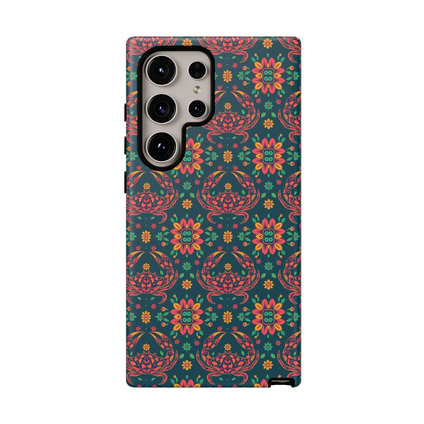 Tough Cases, Cancer, Zodiac v4, Flower Pattern