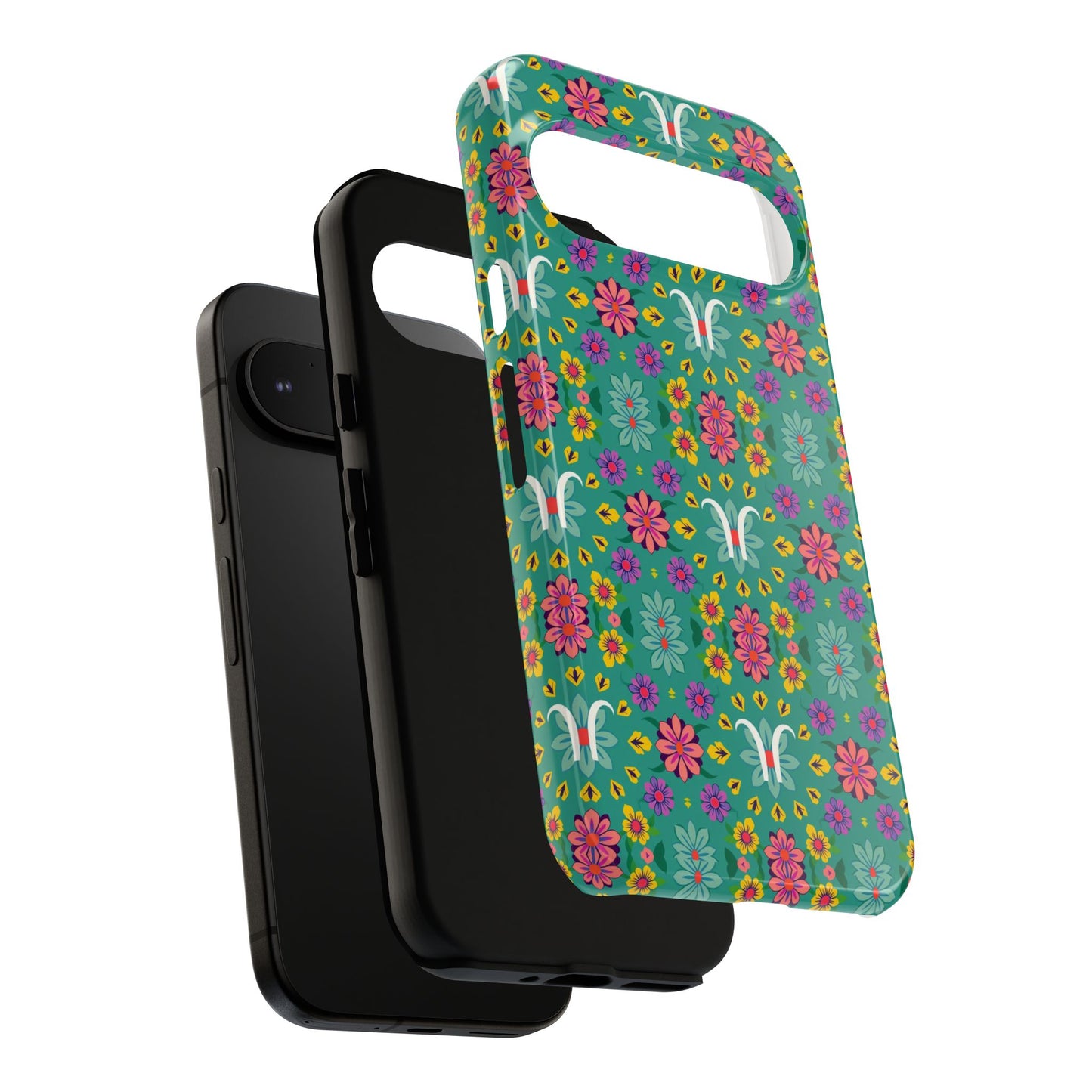 Tough Cases, Aquarius, Zodiac v4, Flower Pattern