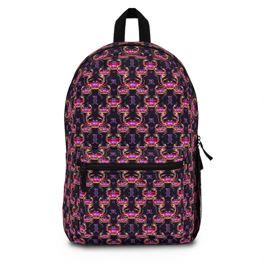 Backpack, Cancer, Zodiac v2, Metal Pattern