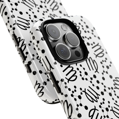 Tough Cases with the Virgo Zodiac sign for iPhone, Samsung Galaxy, and Google Pixel devices
