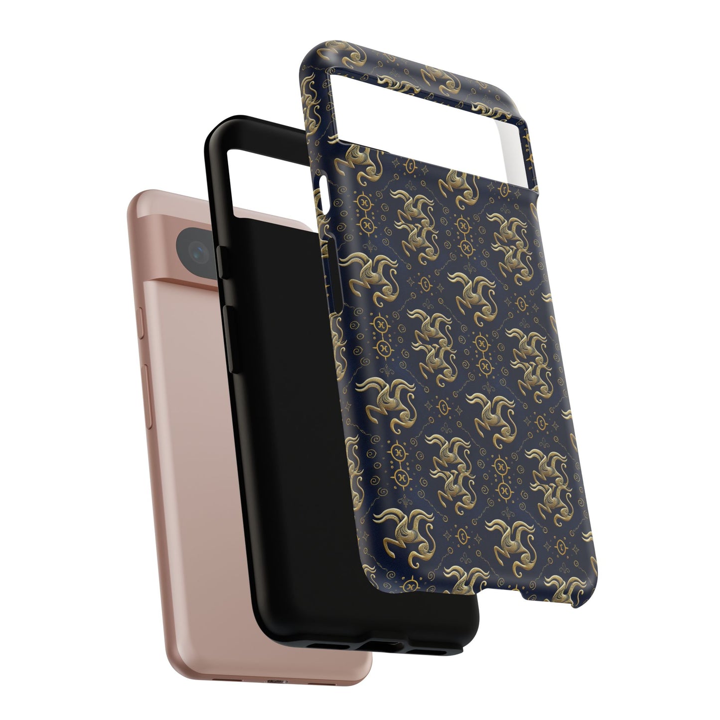 Tough Cases, Aquarius, Zodiac v2, Metal Pattern