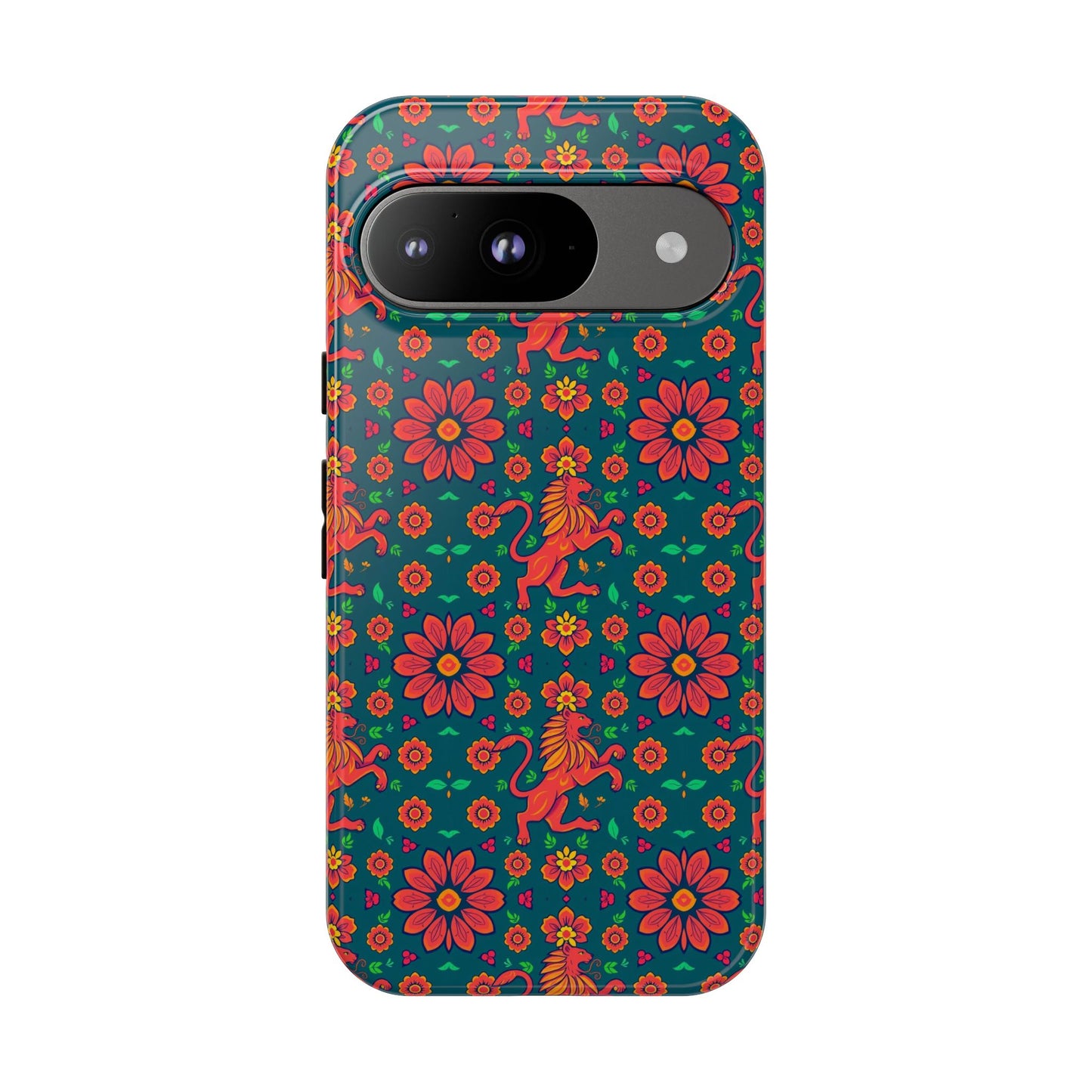 Tough Cases, Leo, Zodiac v2, Flower Pattern