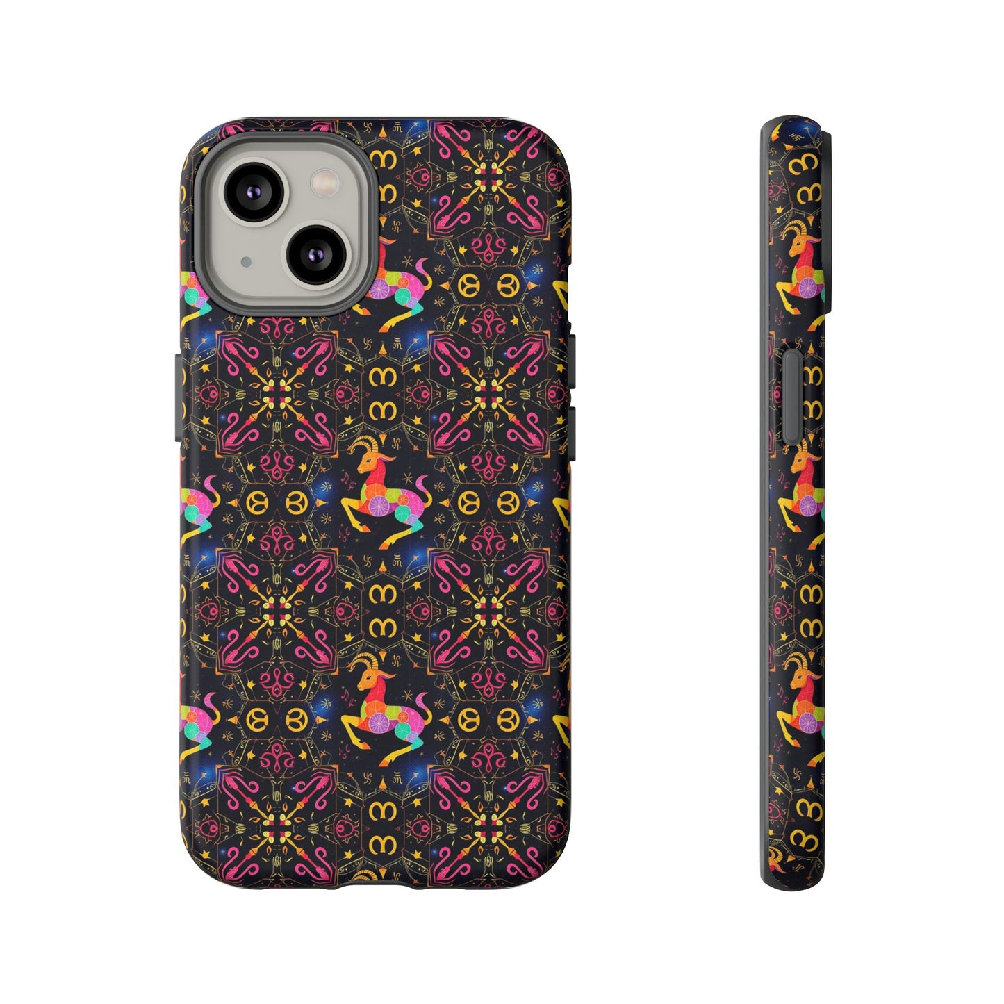 Tough Cases, Capricorn, Zodiac v2, Metal Pattern