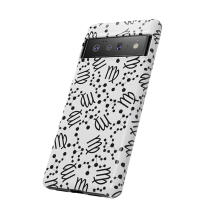 Tough Cases with the Virgo Zodiac sign for iPhone, Samsung Galaxy, and Google Pixel devices