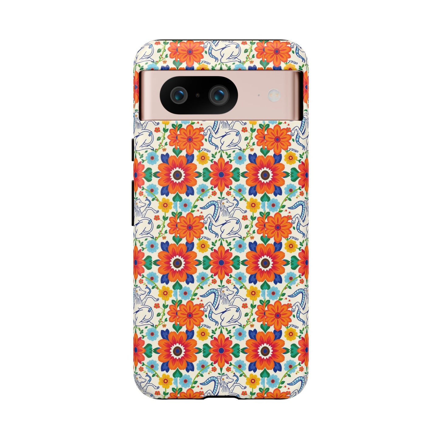 Tough Cases, Virgo, Zodiac v4, Flower Pattern