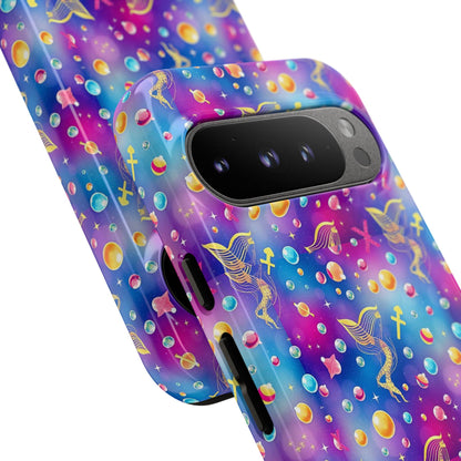 Tough Cases, Sagittarius, Zodiac v3, Bubble Pattern