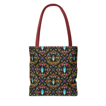 Tote Bag (AOP), Libra, Zodiac v1, Jewel Pattern