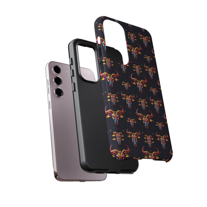 Tough Cases, Taurus, Zodiac, Metal Pattern