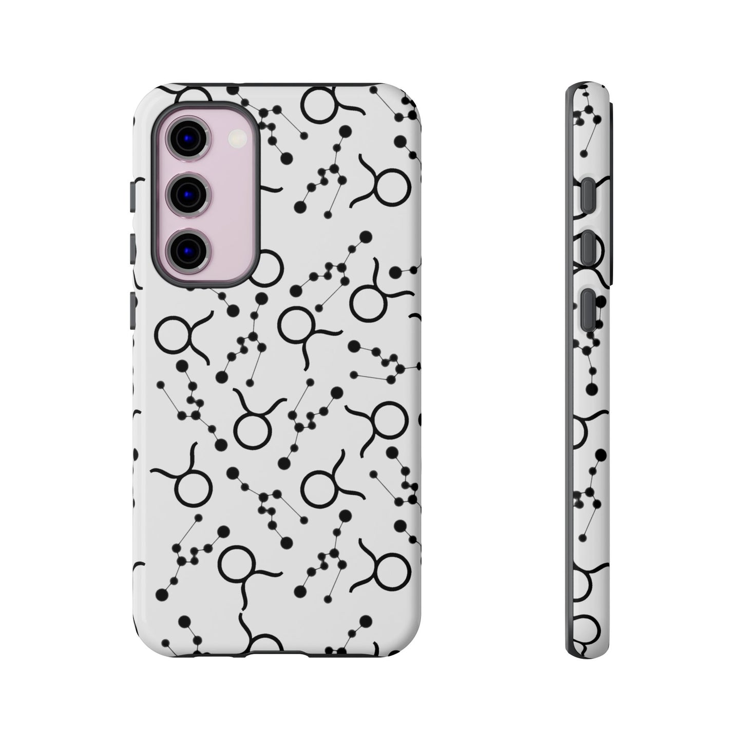Tough Cases with the Taurus Zodiac sign for iPhone, Samsung Galaxy, and Google Pixel devices
