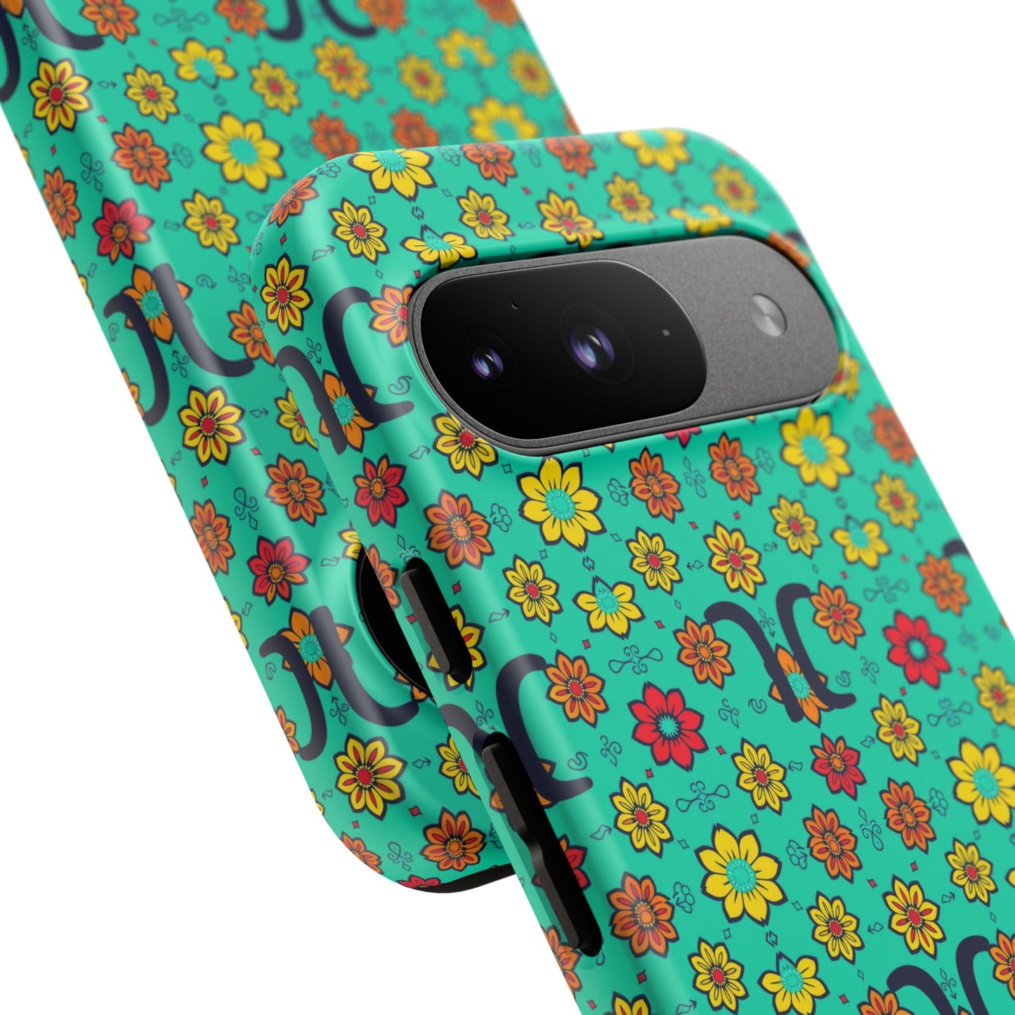 Tough Cases, Aquarius, Zodiac v2, Flower Pattern