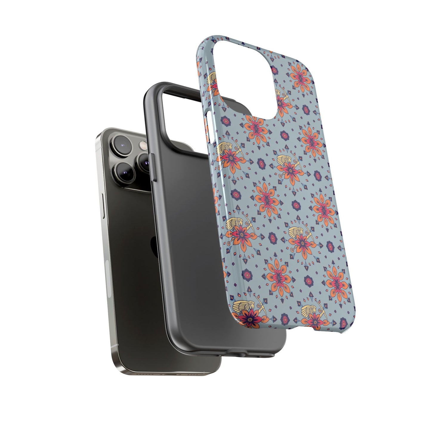 Tough Cases, Sagittarius, Zodiac v3, Flower Pattern