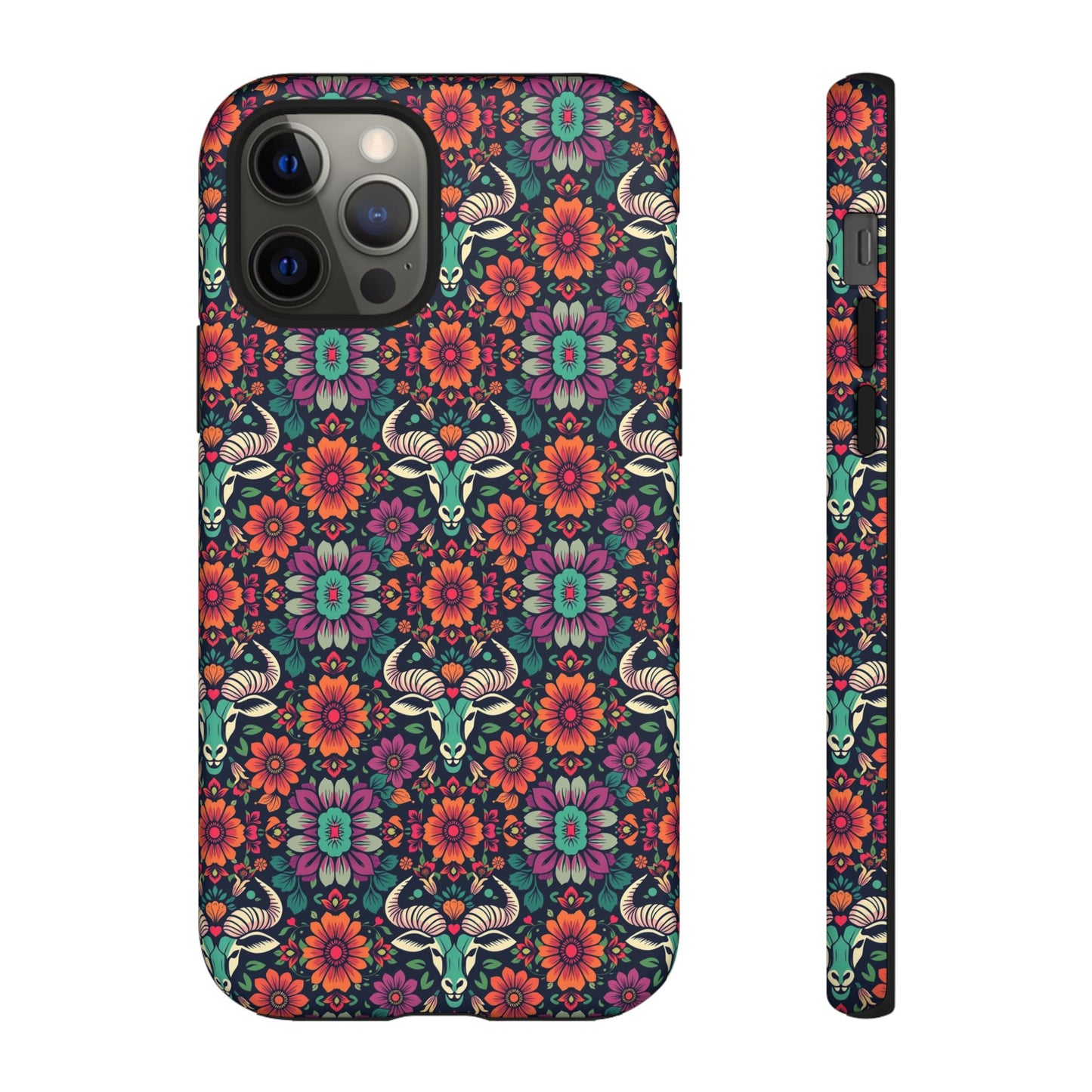 Tough Cases, Taurus, Zodiac v4, Flower Pattern