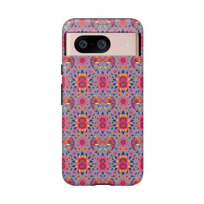 Tough Cases, Pisces, Zodiac v3, Flower Pattern