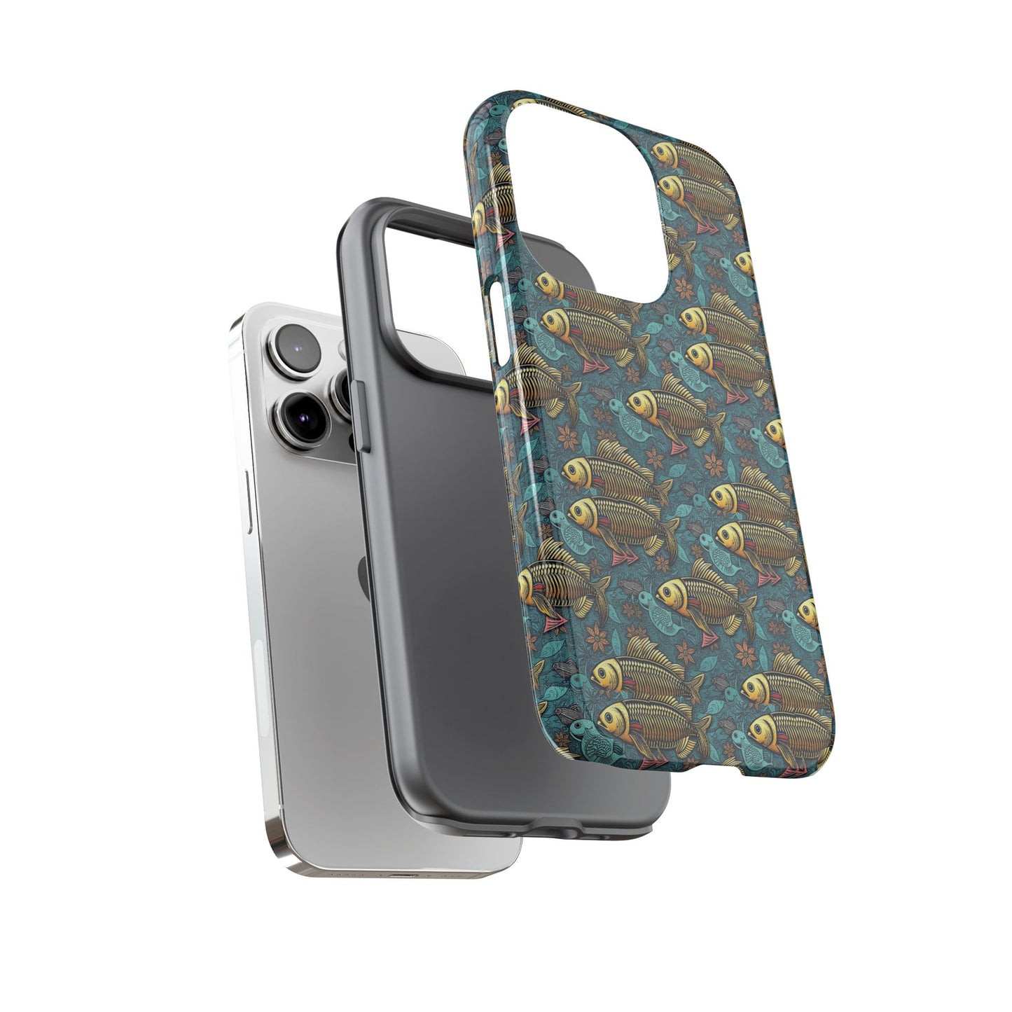 Tough Cases, Pisces, Zodiac v1, Metal Pattern