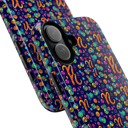 Tough Cases, Aquarius, Zodiac, Bubble Pattern