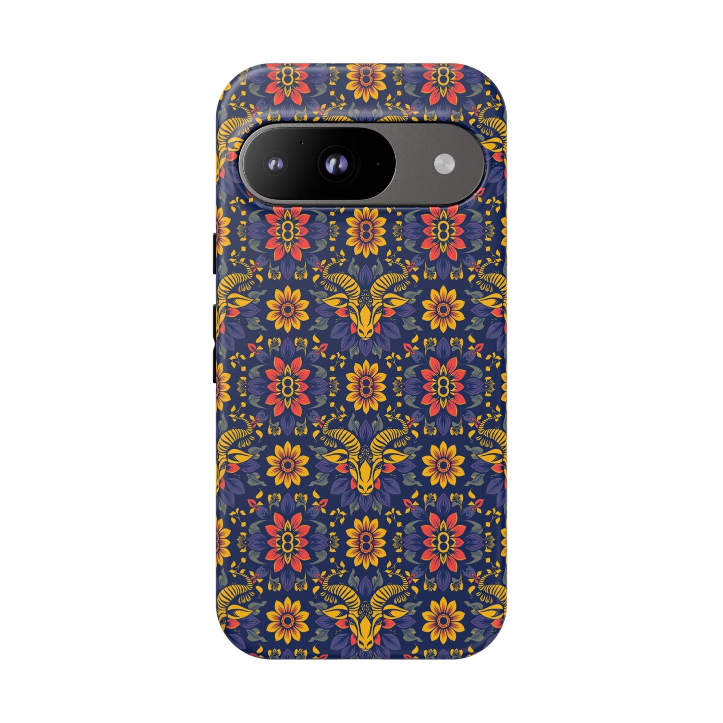 Tough Cases, Taurus, Zodiac v3, Flower Pattern