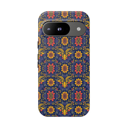 Tough Cases, Taurus, Zodiac v3, Flower Pattern