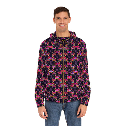 Full-Zip Hoodie (AOP), Cancer, Zodiac, Pattern