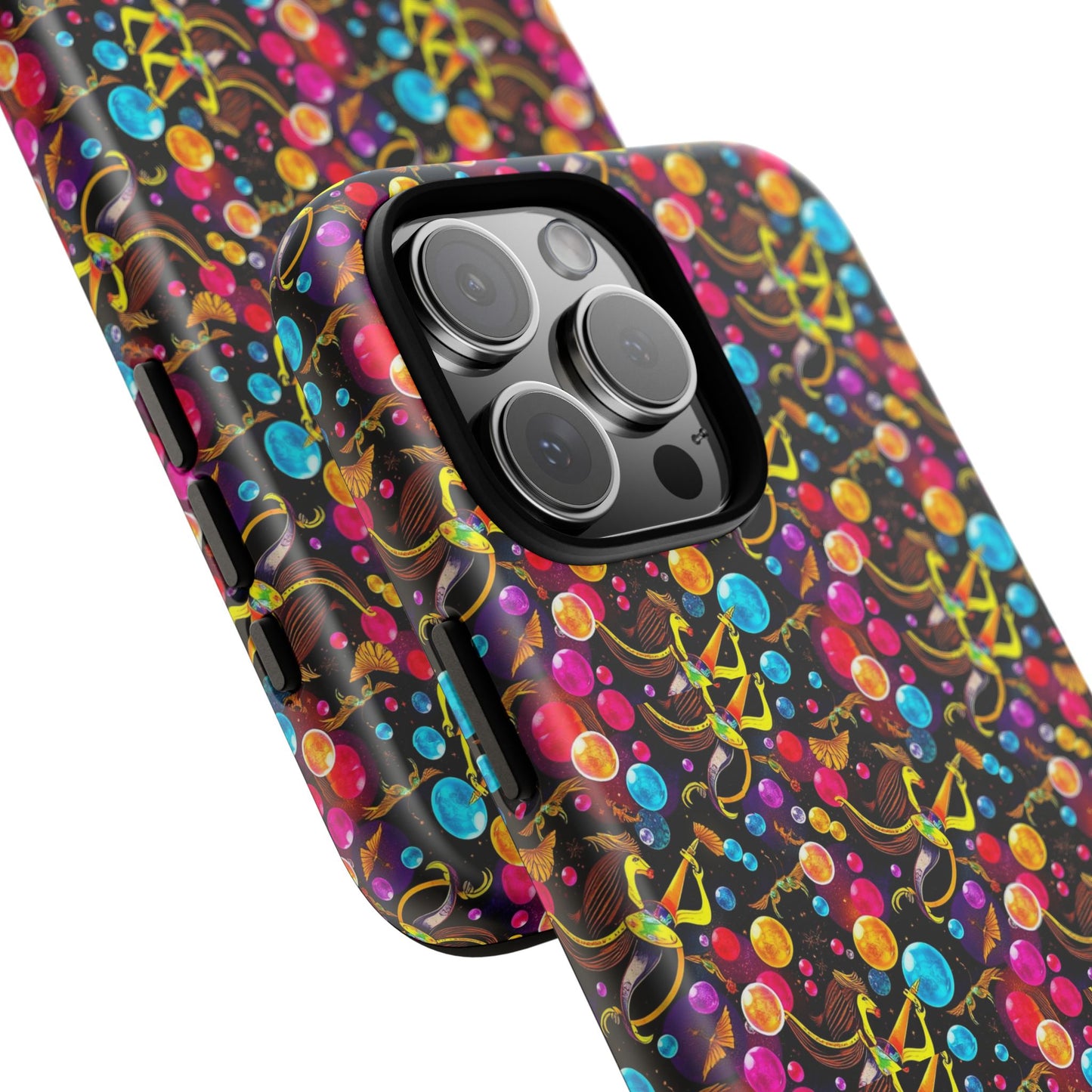 Tough Cases, Sagittarius, Zodiac v1, Bubble Pattern