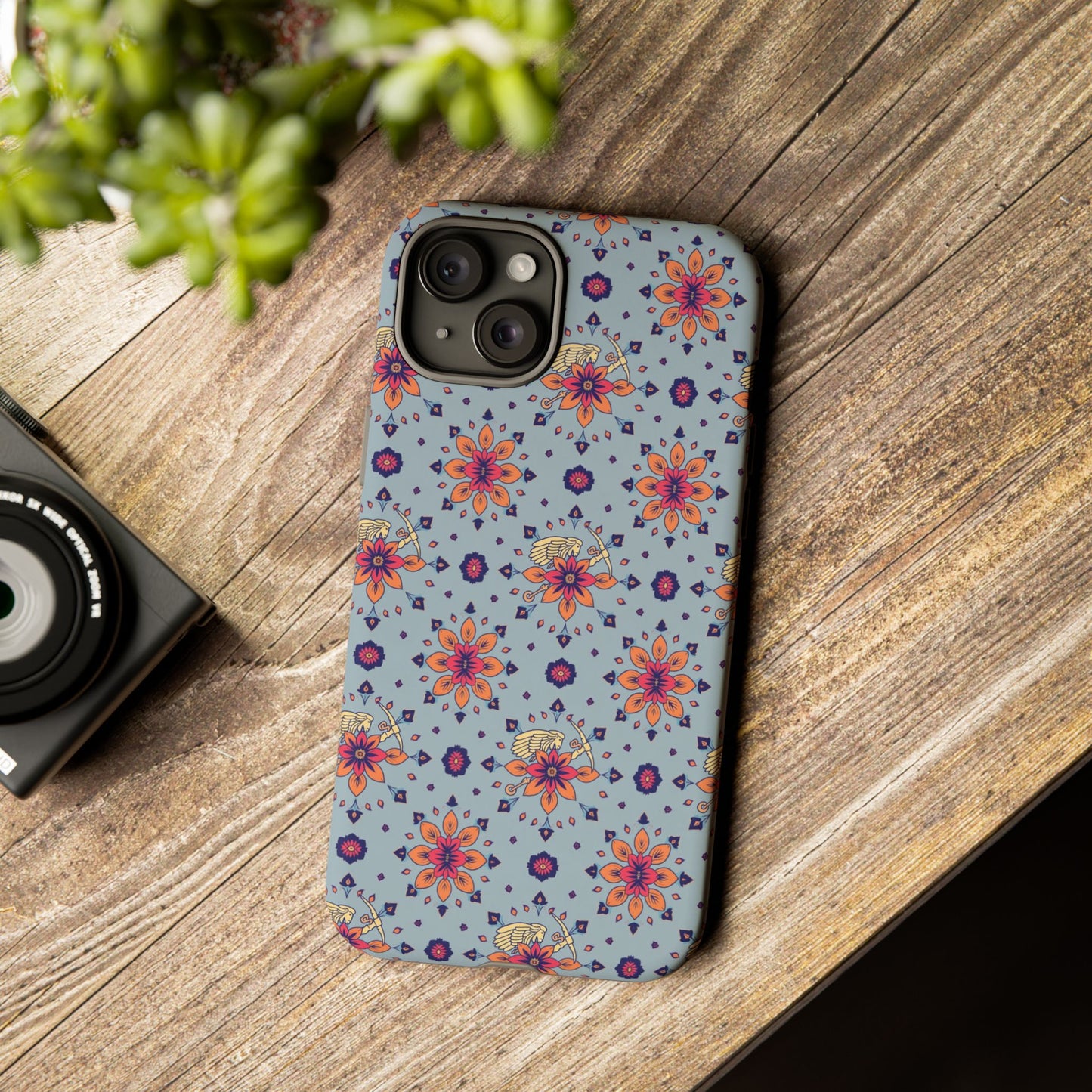 Tough Cases, Sagittarius, Zodiac v3, Flower Pattern