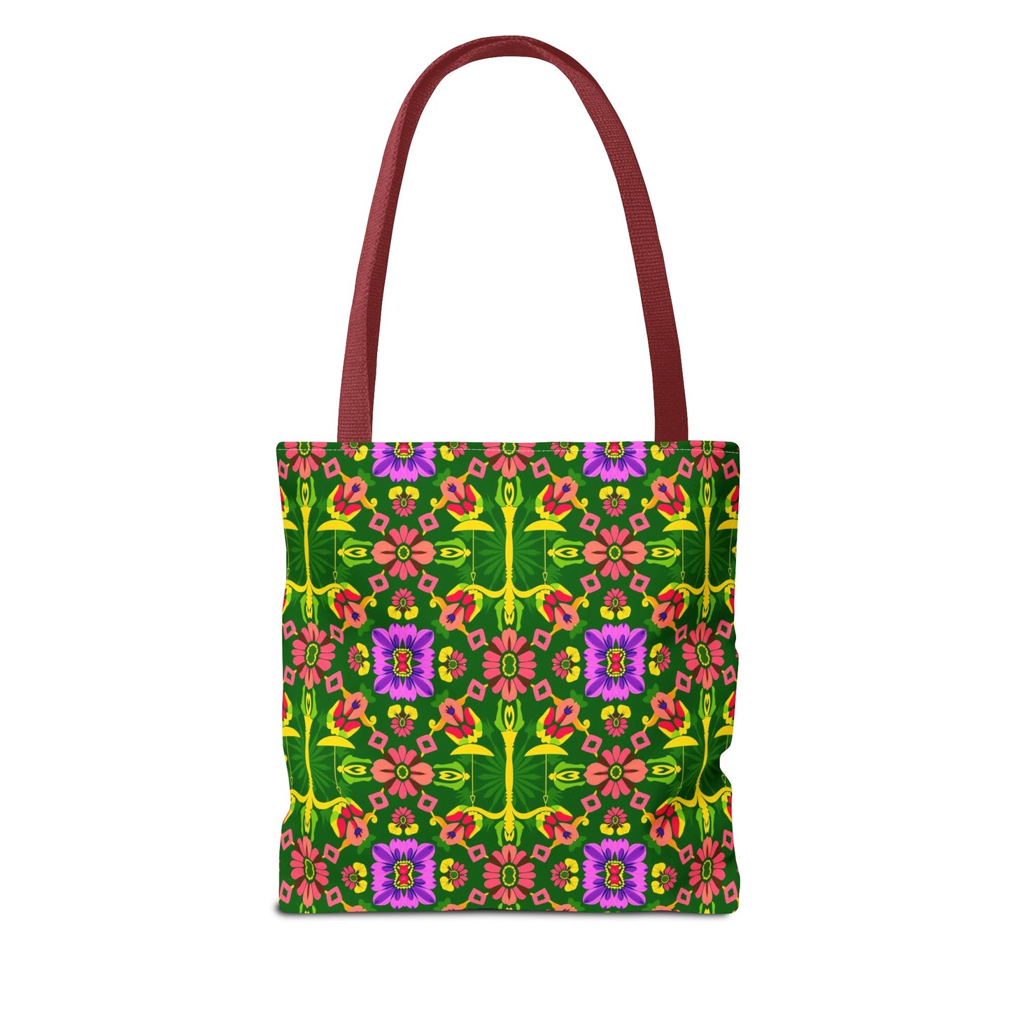 Tote Bag (AOP), Libra, Zodiac, Flower Pattern