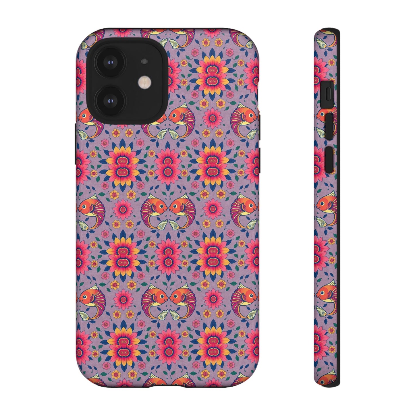 Tough Cases, Pisces, Zodiac v3, Flower Pattern