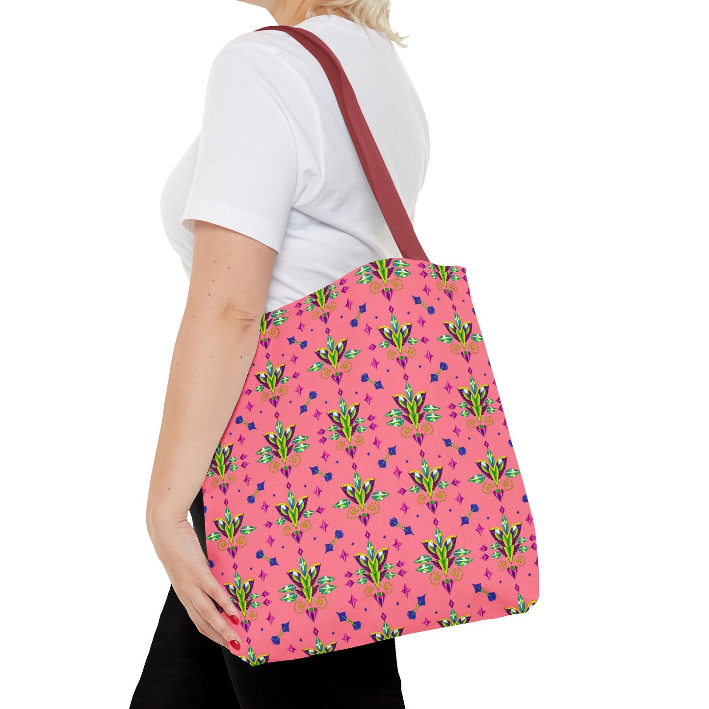 Tote Bag (AOP), Aquarius, Zodiac, Jewel Pattern