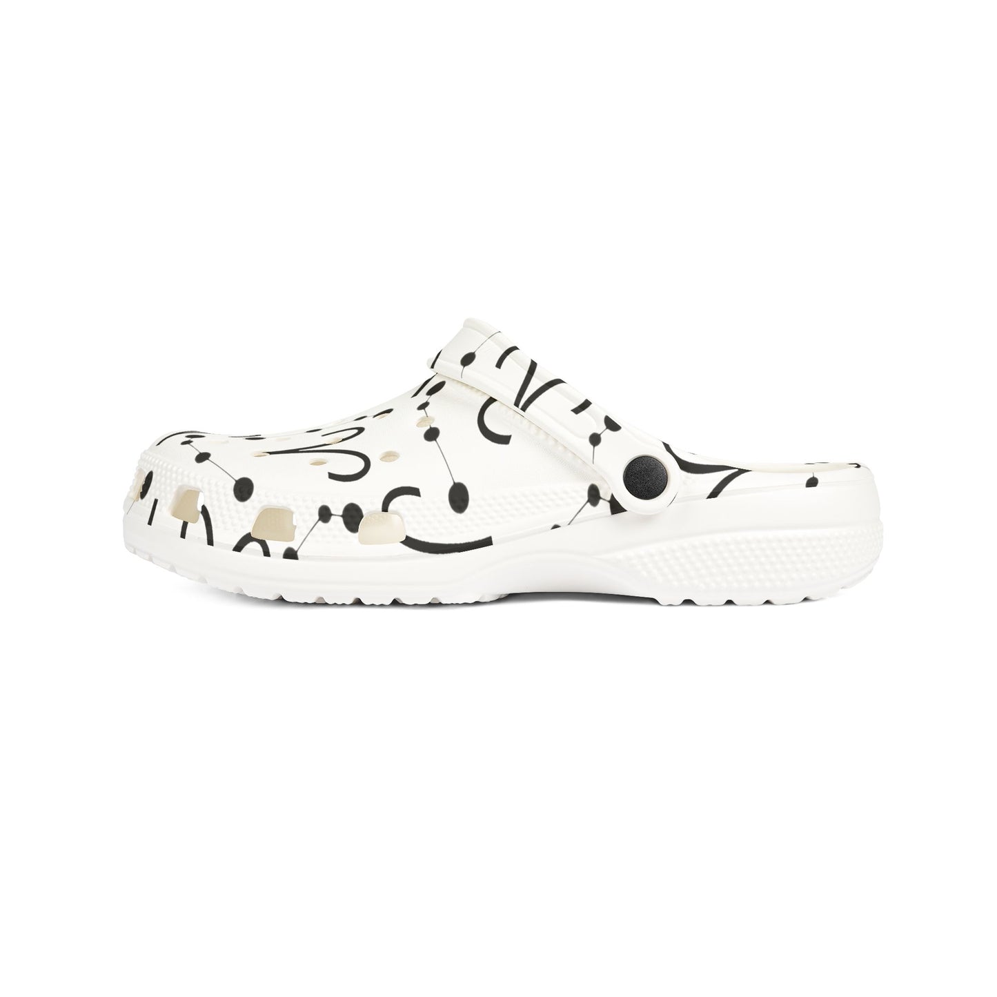 EVA Foam Rubber Shoes (AOP), Material 100% EVA, Aries Zodiac Design