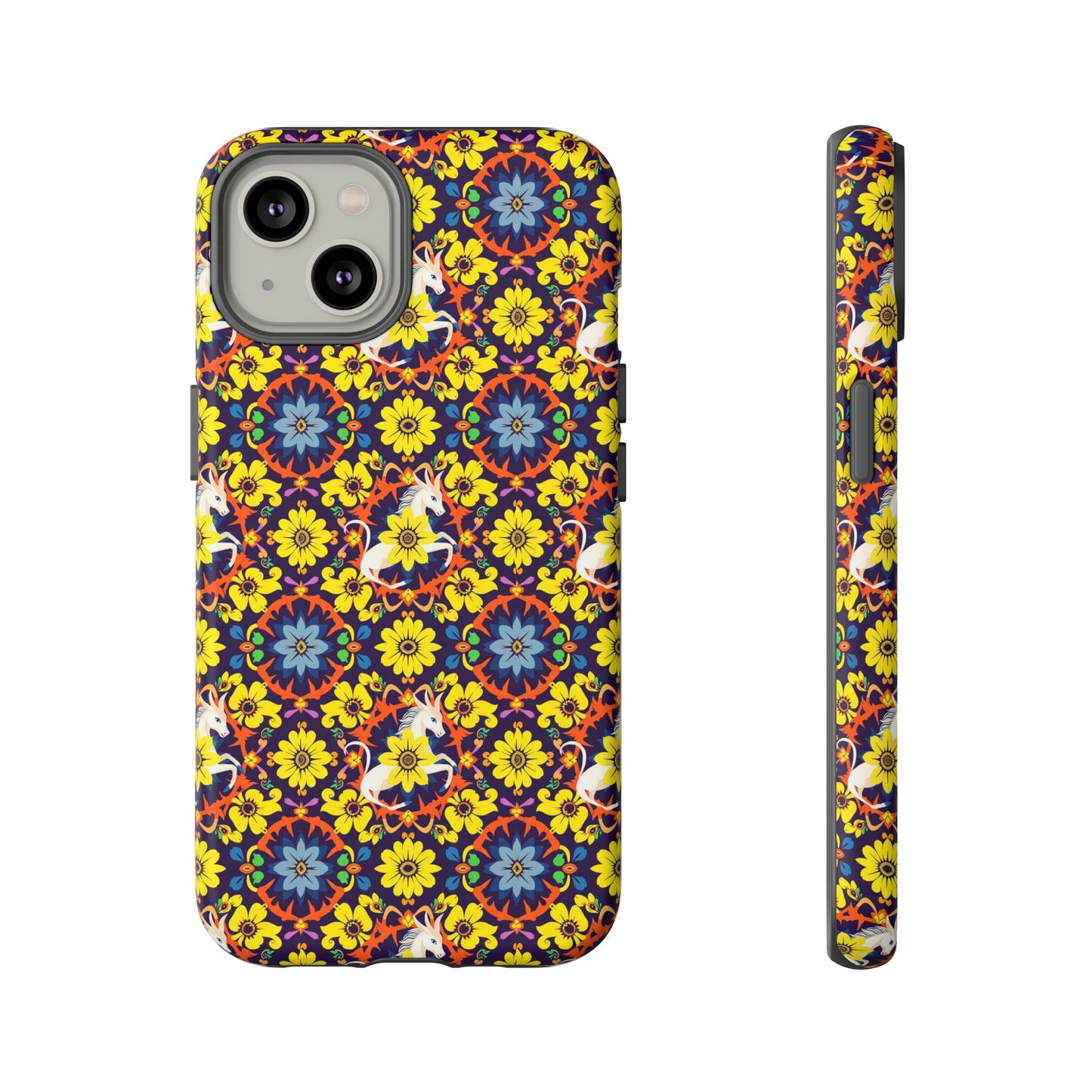 Tough Cases, Aquarius, Zodiac v3, Flower Pattern