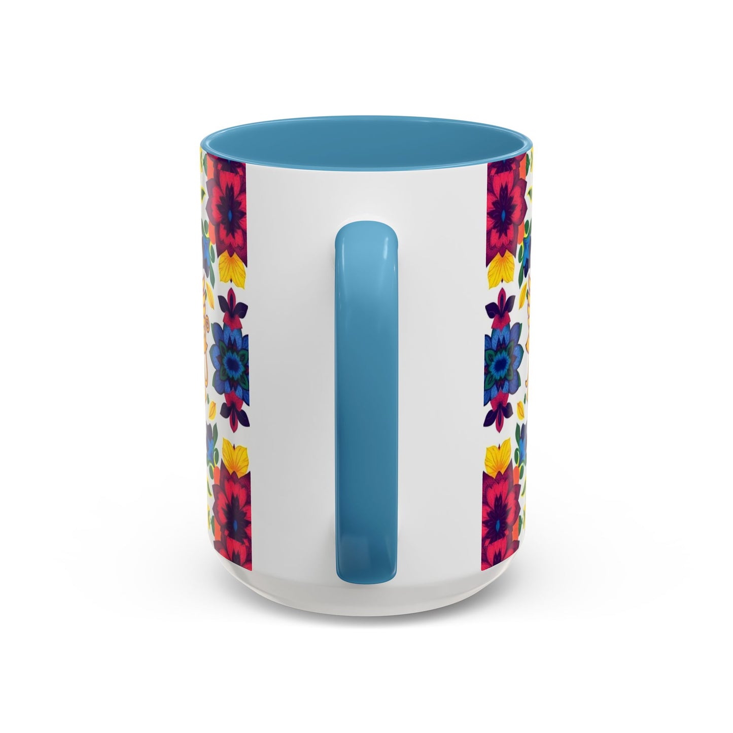 Accent Coffee Mug, Gemini, Zodiac, Flower Pattern, (11, 15oz)