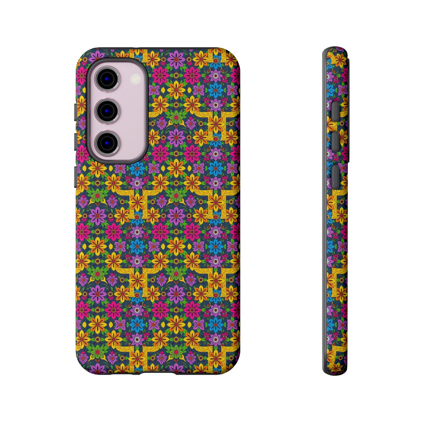 Tough Cases, Gemini, Zodiac v3, Flower Pattern