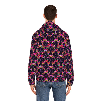 Full-Zip Hoodie (AOP), Cancer, Zodiac, Pattern