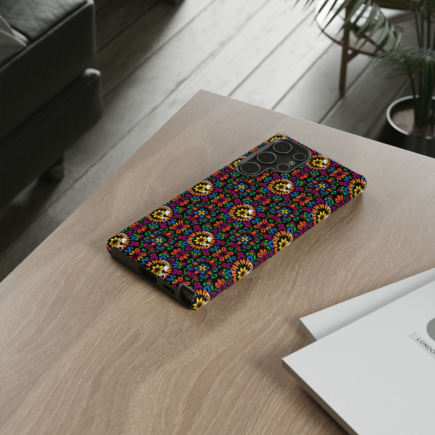 Tough Cases, Capricorn, Zodiac v2, Flower Pattern