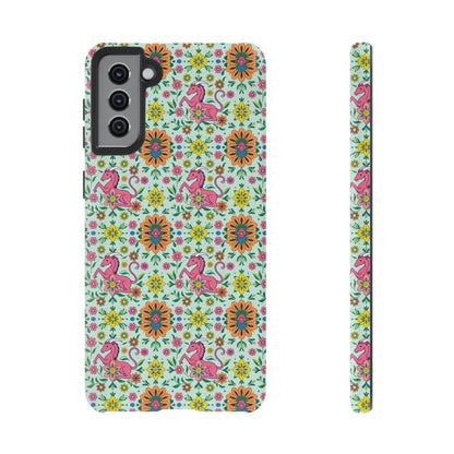 Tough Cases, Aquarius, Zodiac, Flower Pattern