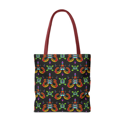 Tote Bag (AOP), Aries, Zodiac, Jewel Pattern