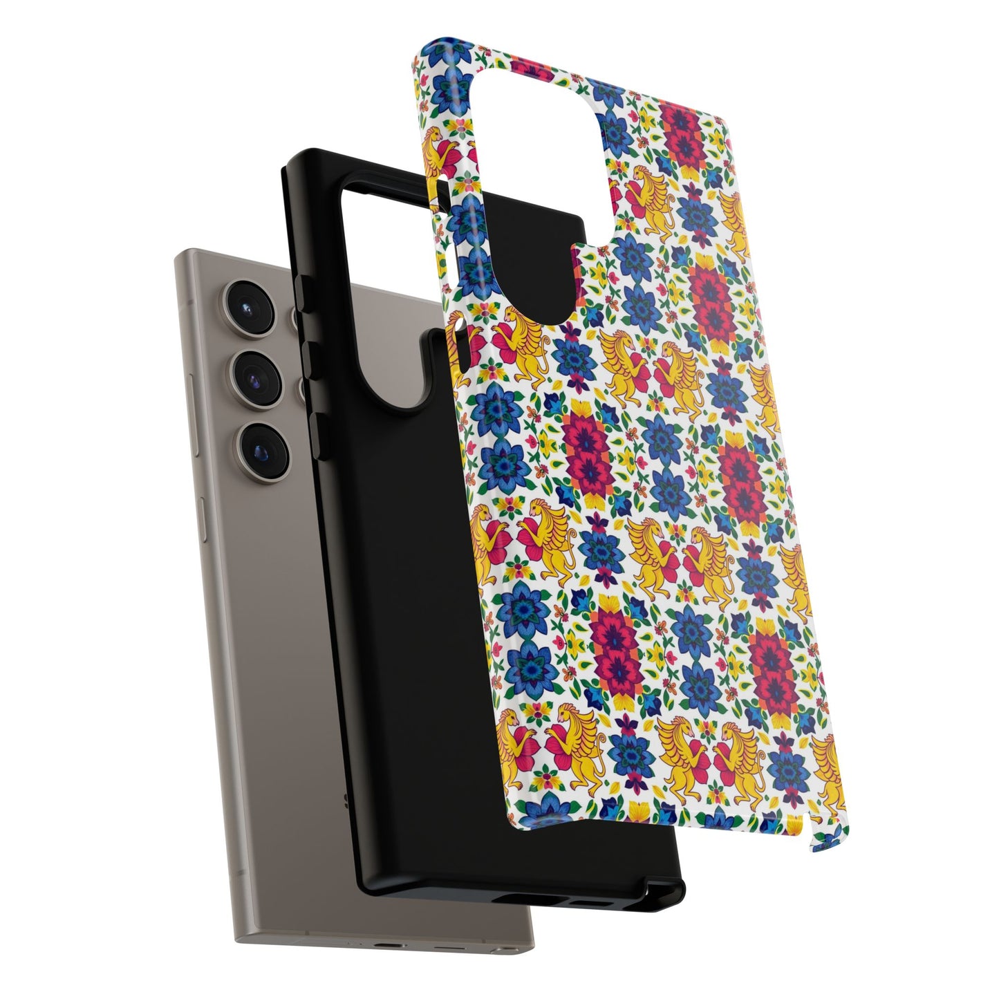 Tough Cases, Gemini, Zodiac, Flower Pattern