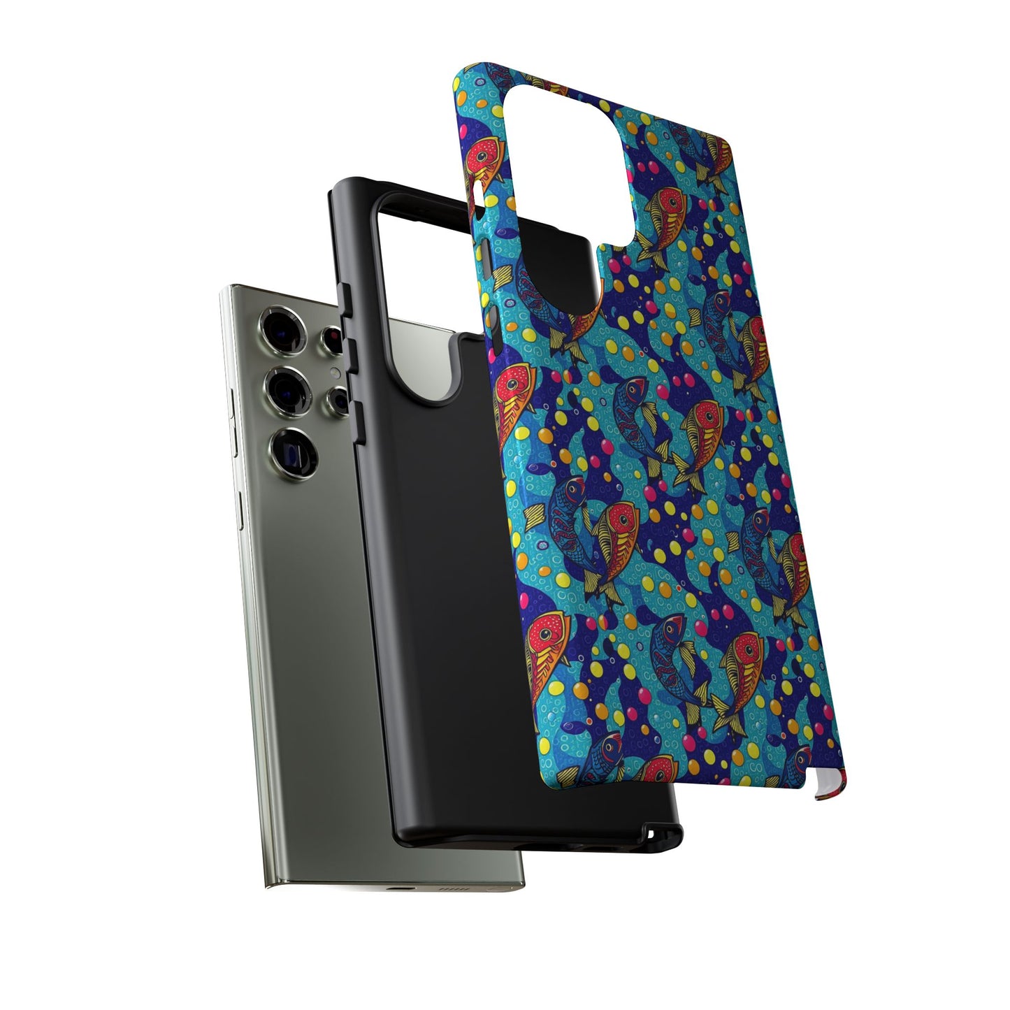 Tough Cases, Pisces, Zodiac v2, Bubble Pattern