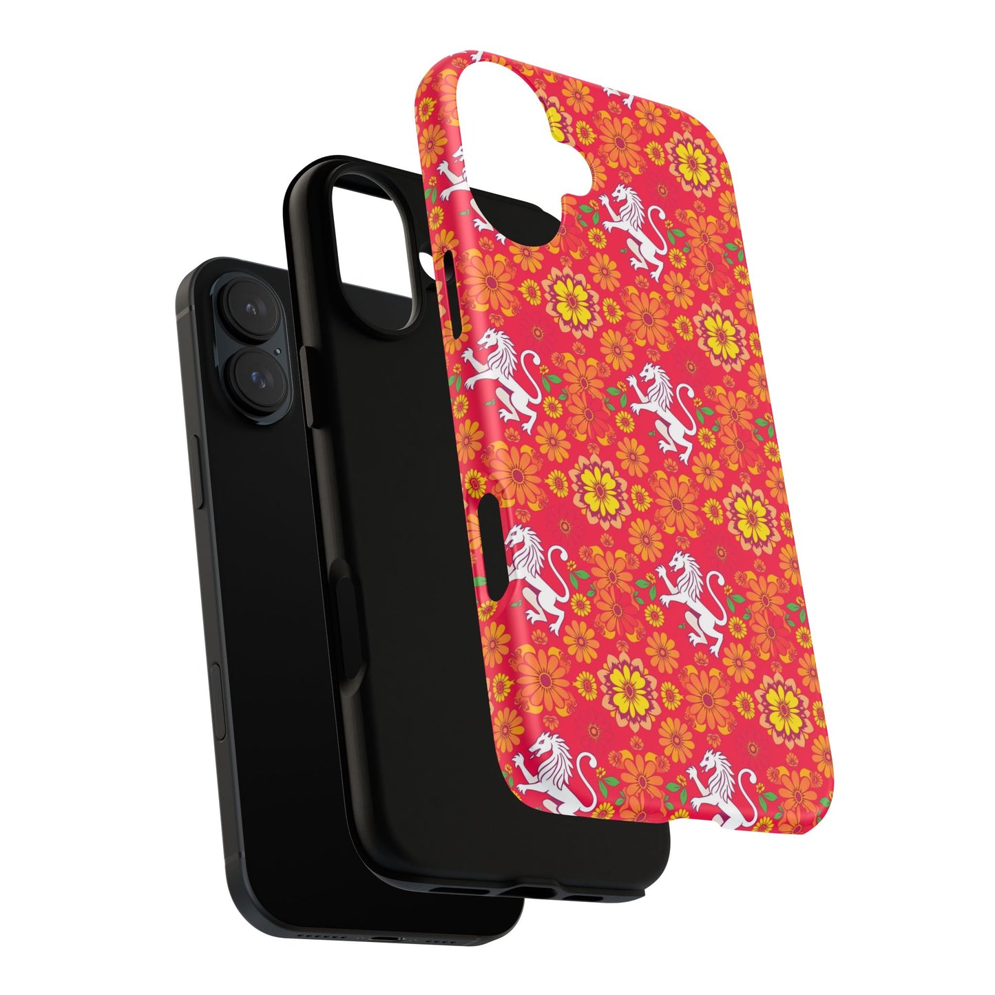 Tough Cases, Leo, Zodiac v4, Flower Pattern