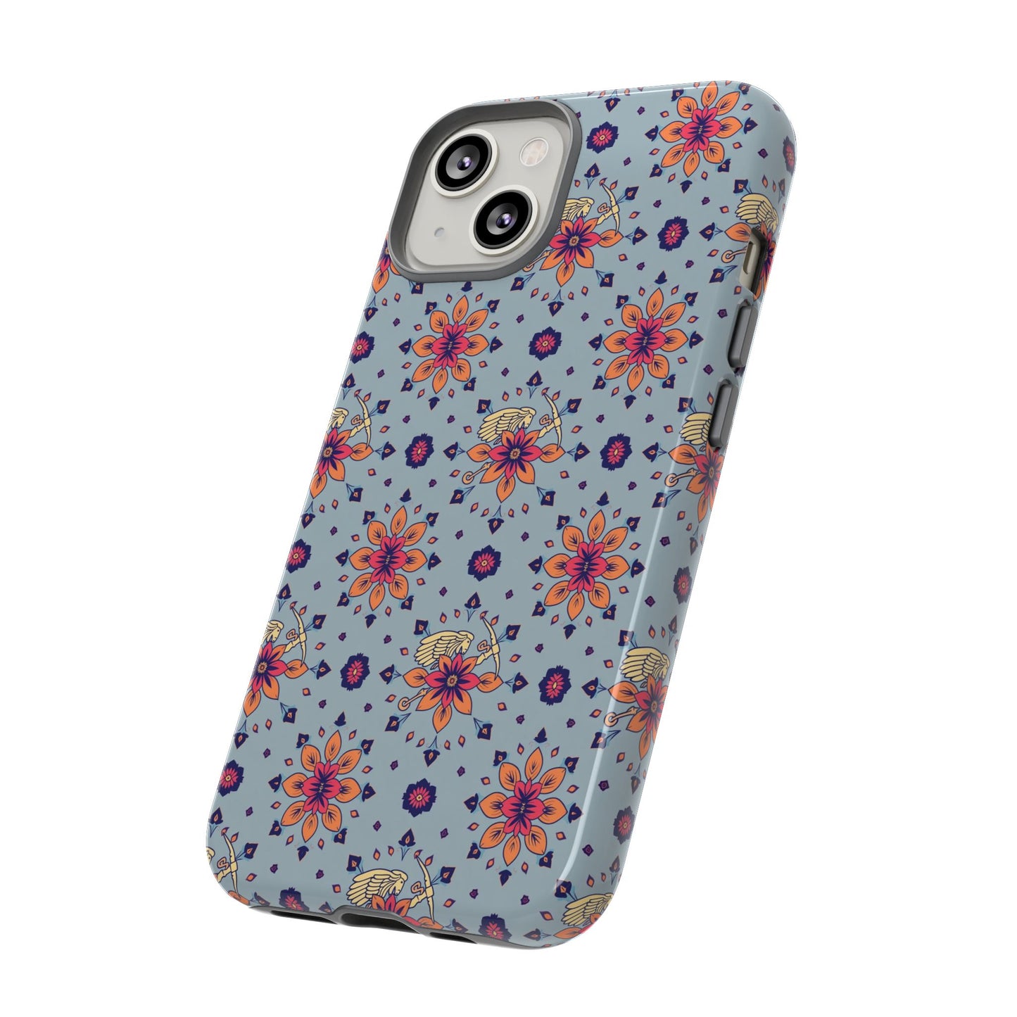Tough Cases, Sagittarius, Zodiac v3, Flower Pattern