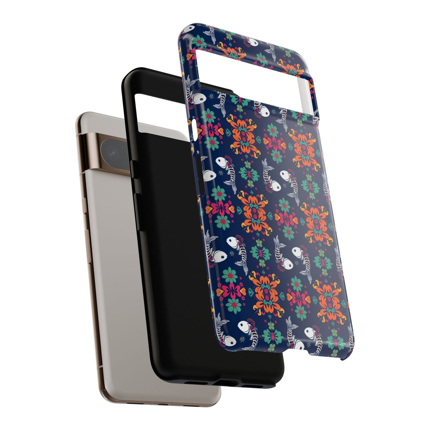 Tough Cases, Pisces, Zodiac, Flower Pattern