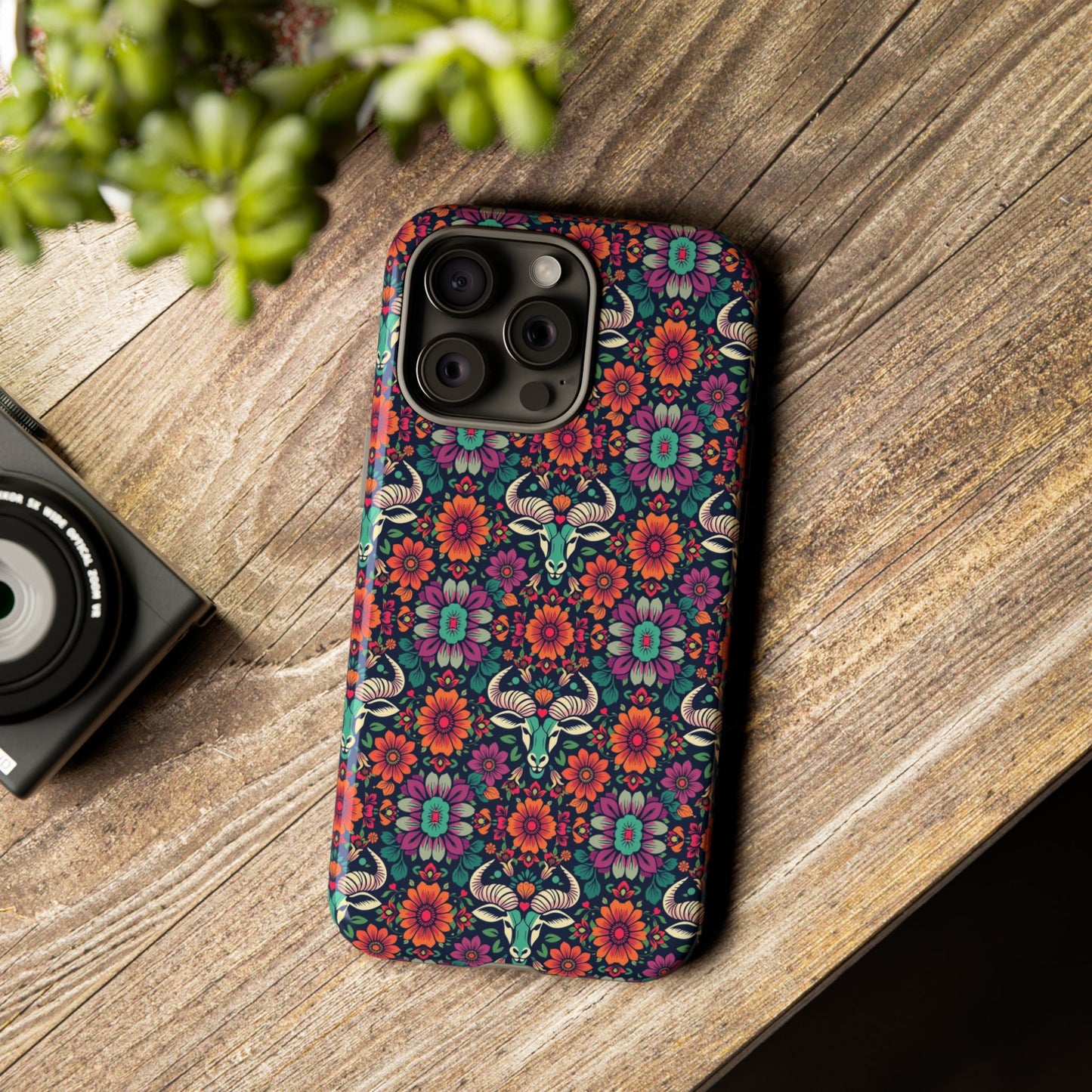 Tough Cases, Taurus, Zodiac v4, Flower Pattern