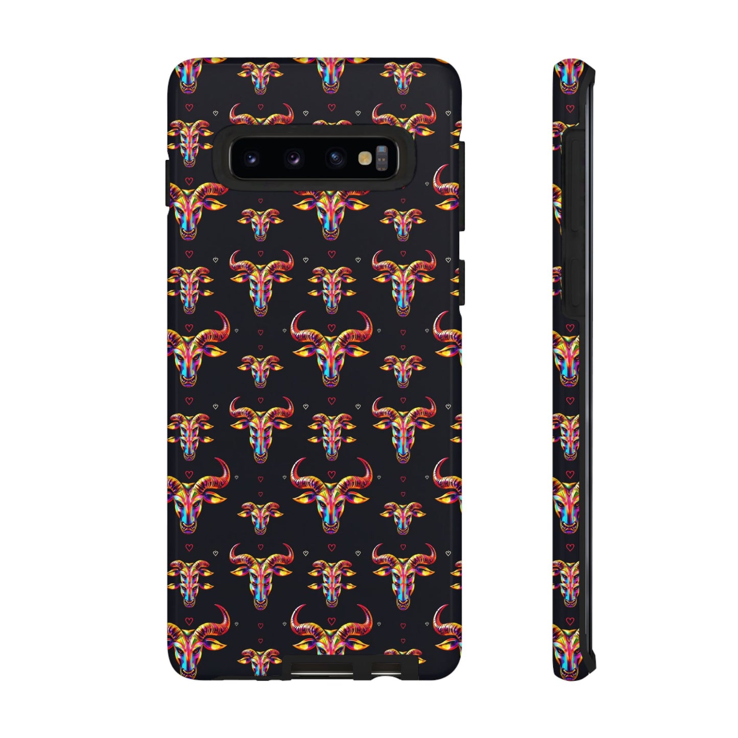 Tough Cases, Taurus, Zodiac, Metal Pattern