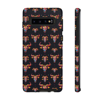 Tough Cases, Taurus, Zodiac, Metal Pattern