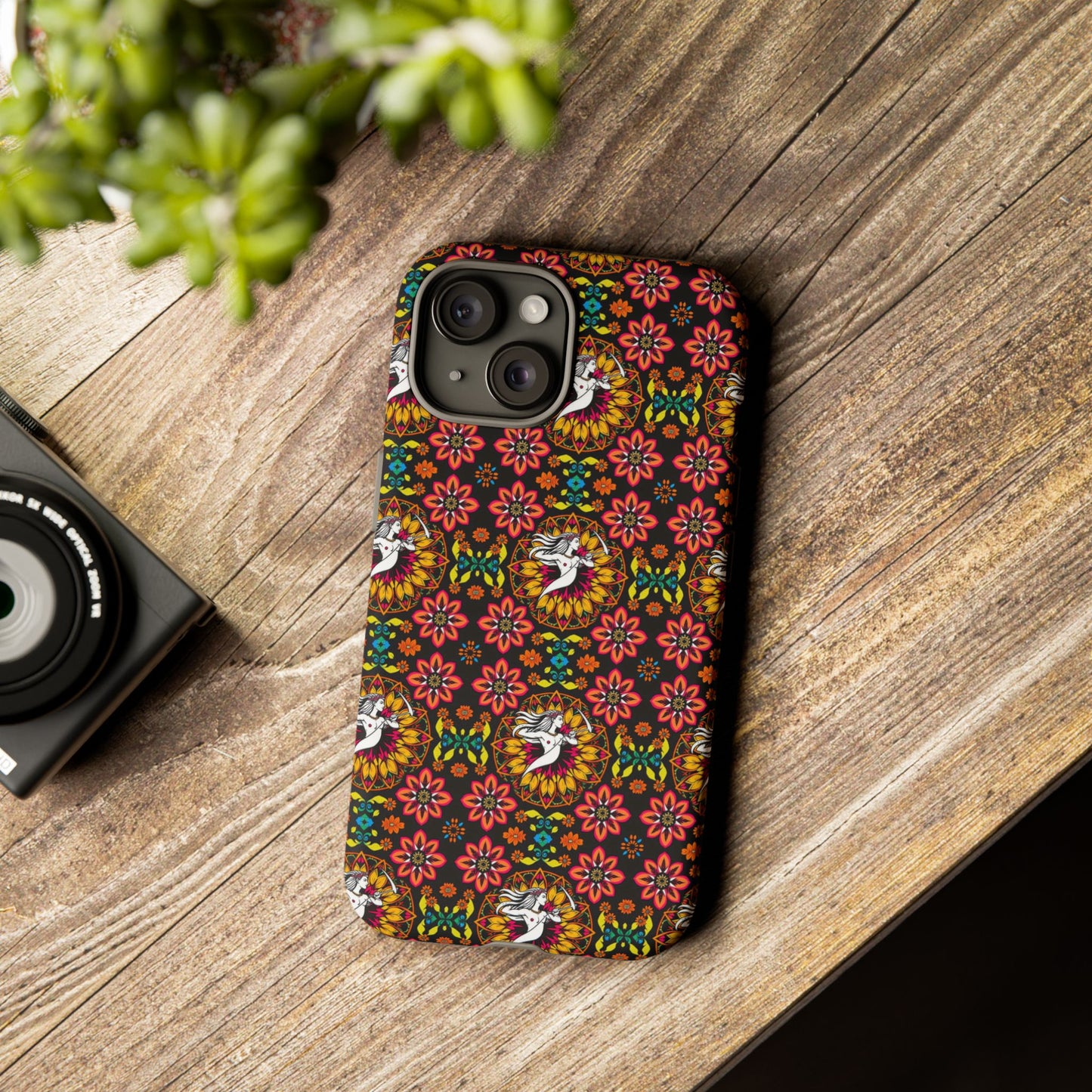 Tough Cases, Sagittarius, Zodiac v2, Flower Pattern