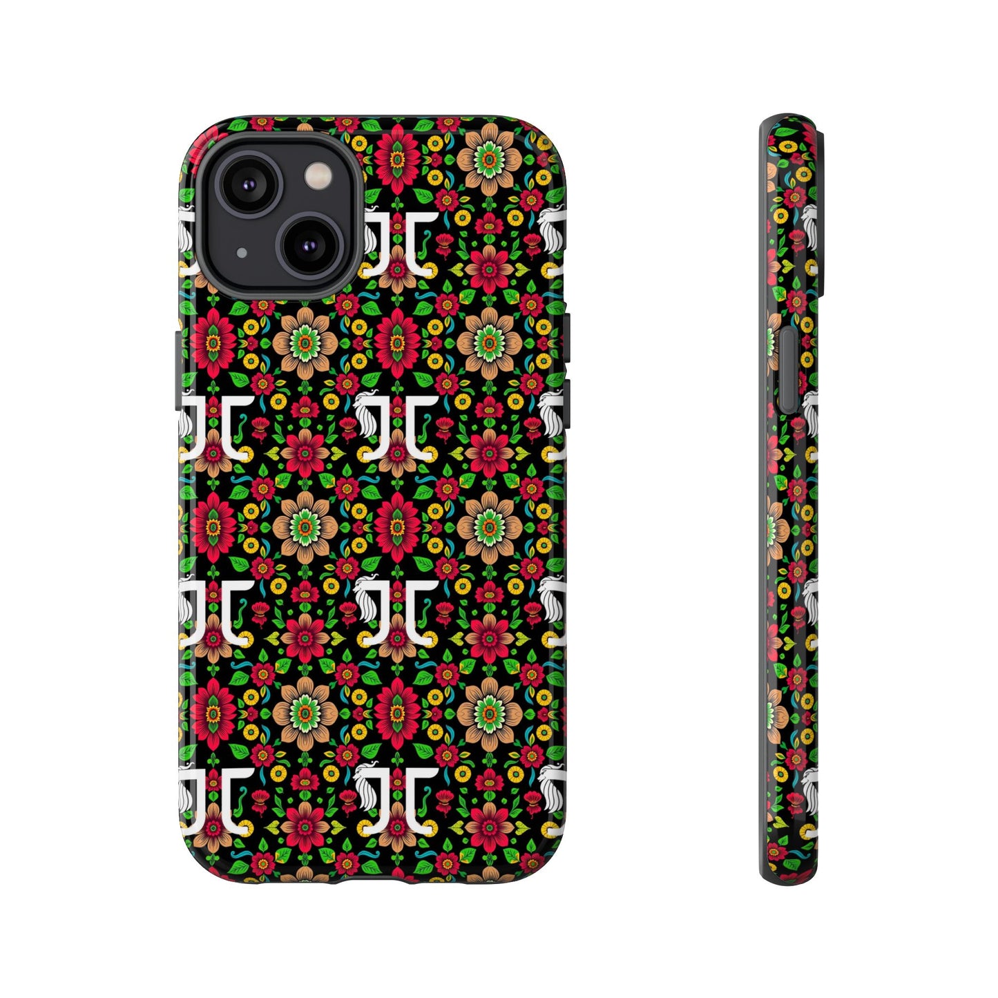 Tough Cases, Gemini, Zodiac v4, Flower Pattern