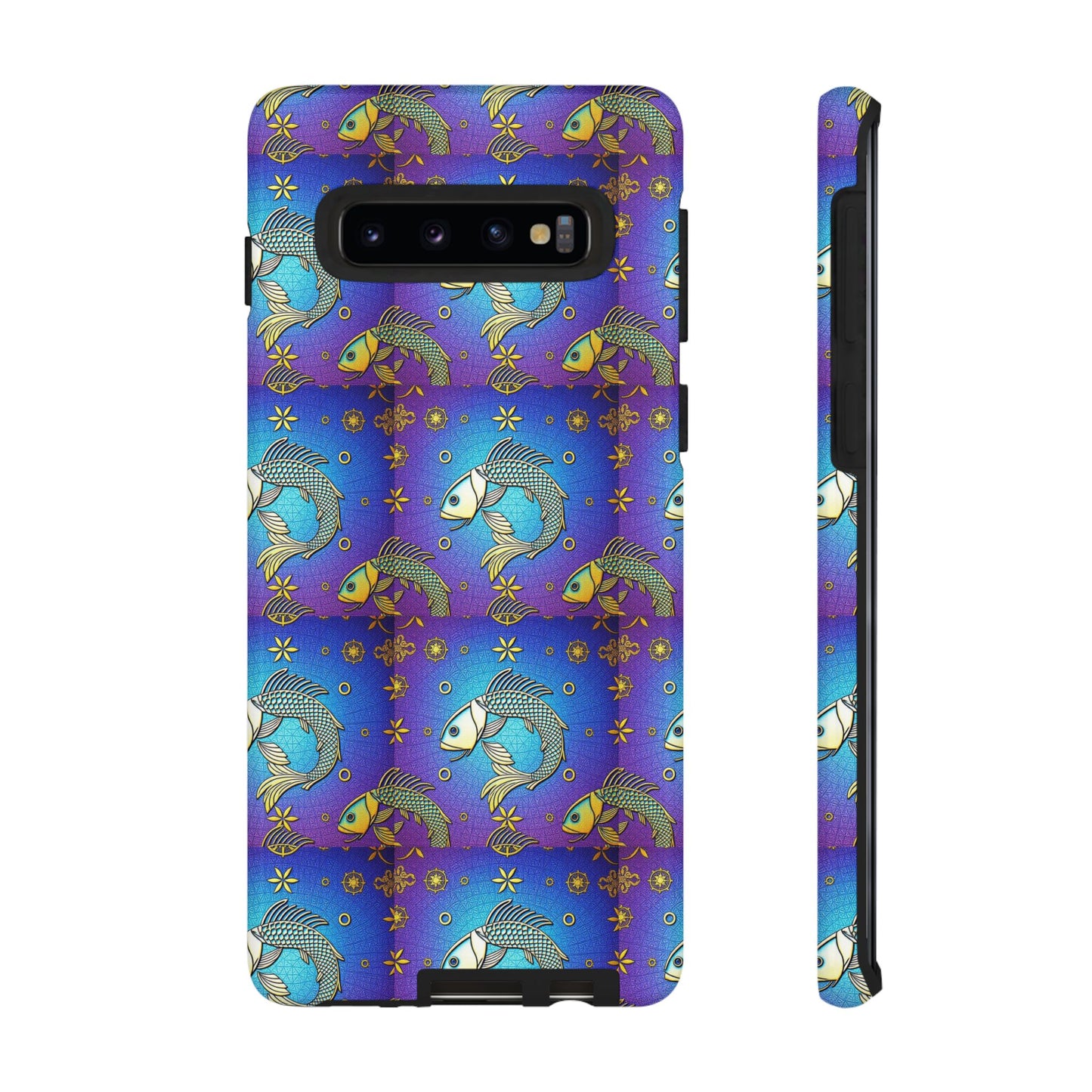 Tough Cases, Pisces, Zodiac v2, Metal Pattern