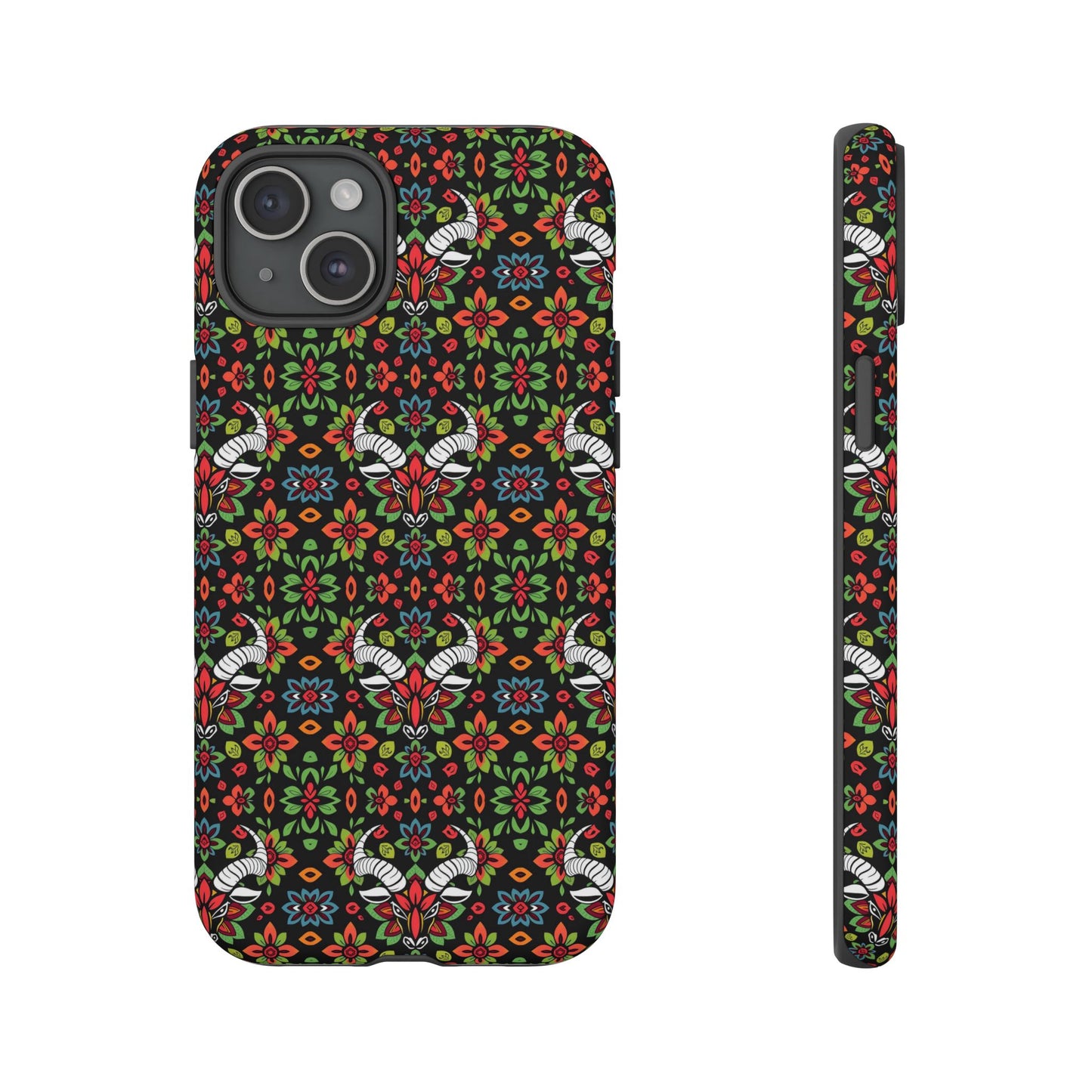 Tough Cases, Taurus, Zodiac v2, Flower Pattern